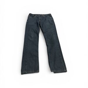 Levi's Dark Blue Slim Straight Jeans Men Medium Wash